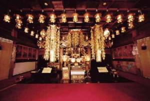 Der Gebetsraum des Tempels
